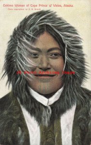 Native American Eskimo Woman of Cape Prince of Wales Alaska, AYPE Logo