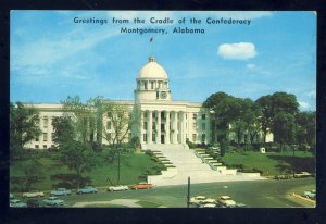 Montgomery, Alabama/AL Postcard, View Of State Capitol Building, 1950's ...