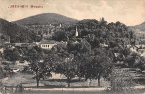 Jugenheim Germany Birds Eye View Antique Postcard J66691