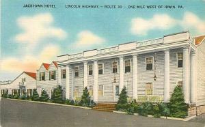 PA, Irwin, Pennsylvania, Jacktown Hotel, Lincoln HWY, Route 30, Curteichp 11997