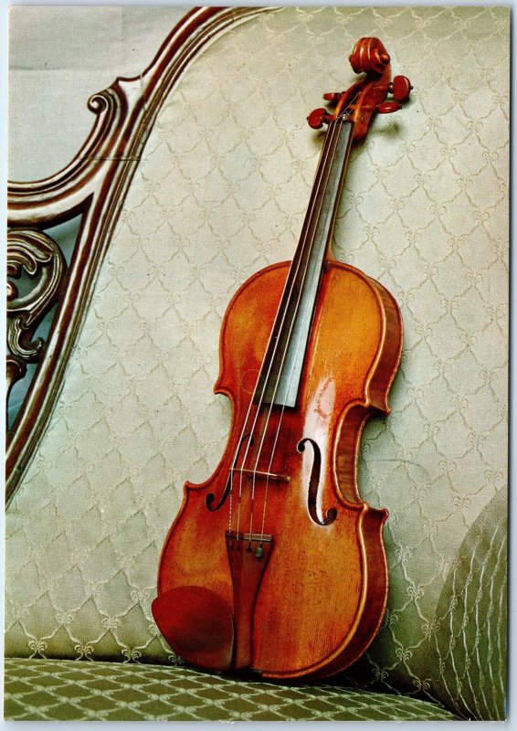 c1970s Cremona, Italy Antonio Stradivari Il Cremonese 1715 Violin 4x6 PC M20