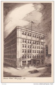 AS: Inman Hotel, CHAMPAIGN, Illinois, 10-20s