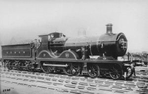 SE&CR Train No 19 Railway Old Real Photo Postcard