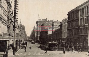 Australia, Melbourne, Collins Street, Business Section, Trolley