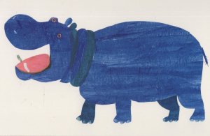 Hippo From Polar Bear Polar Bear What Do You Hear Eric Carle Postcard