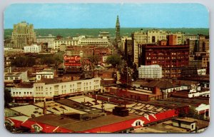 Business District Panorama Denver Colorado CO UNP Unused Chrome Postcard K2