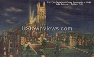 Chapel, Duke University in Durham, North Carolina