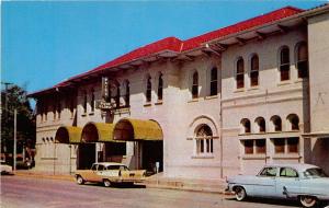 Buie Clinic Cars Marlin Texas 1960s postcard