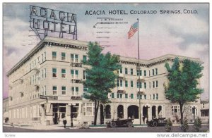 Exterior, Acacia Hotel, Colorado Springs,Colarado, PU-1917