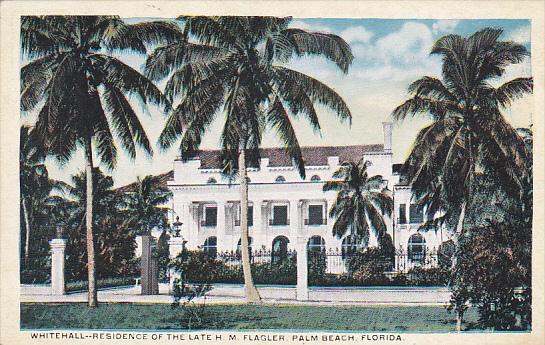 Whitehall Residence Of The Late H M Flagler Palm Beach Florida