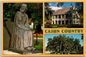 Postcard - Cajun Country - St. Martinville, Louisiana 
