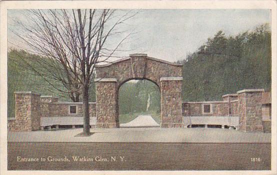 New York Watkins Glen Entrance To Grounds