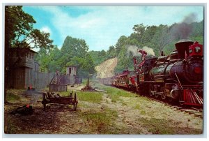 Renegade Indians Attacking Fort At Fort Boone Blowing Rock NC Vintage Postcard