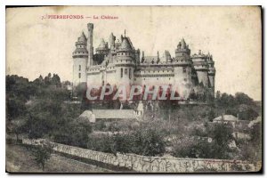 Old Postcard Pierrefonds Chateau