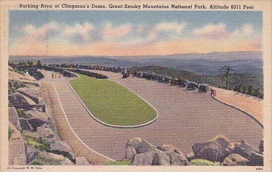 Parking Area At Clingman's Dome Great Smoky Mountains National Park Alti...