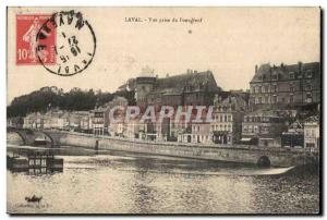 Old Postcard Laval Vue Prize du Pont Neuf