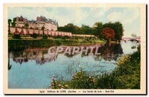 Old Postcard Chateau du Lude Sarthe Loir South Eastern Borders