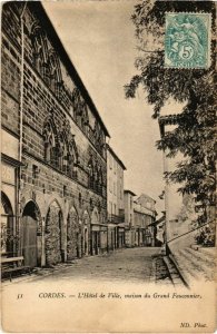 CPA Cordes L'Hotel de Ville FRANCE (1016321)