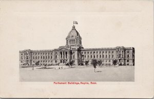 Parliament Buildings Regina SK Saskatchewan Unused Rumsey Postcard H59