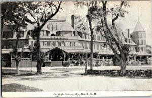 Farragut House, Rye Beach NH c1912 Vintage Postcard V18