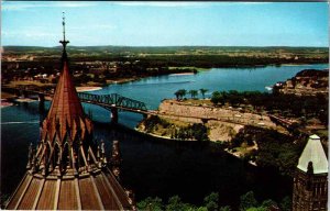 Postcard BRIDGE SCENE Ottawa Ontario ON AK3728