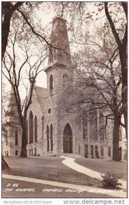 Iowa Mount Vernon The Chapel Cornell College 1943 Real Photo