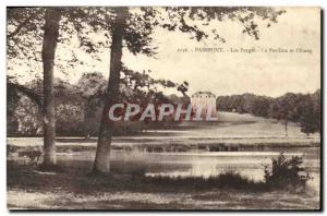 Old Postcard Paimpont Forges The Pavilion and The Pond