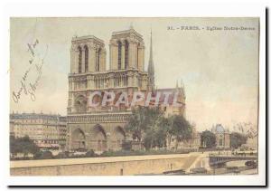 Paris (4th) Old Postcard Notre Dame Church