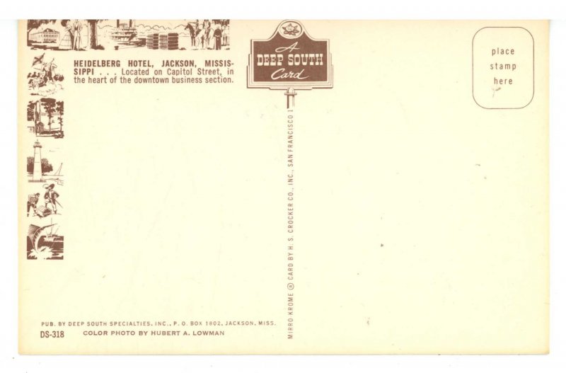 MS - Jackson. Capitol Street ca 1958