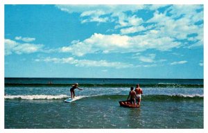 Postcard BEACH SCENE Rye Beach New Hampshire NH AR3726