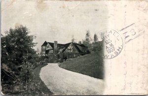 Spokane Washington Frank Moore Mansion 1907 George Turner Home Postcard D21