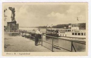 RP  Worms a. Rh., Germany , PU-1936 Boat landing