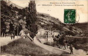 CPA BESANCON - Usines de Tarragnoz et le Citadelle (487037)