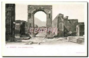 Postcard Ancient Pompeii Arco trionfale al Foro