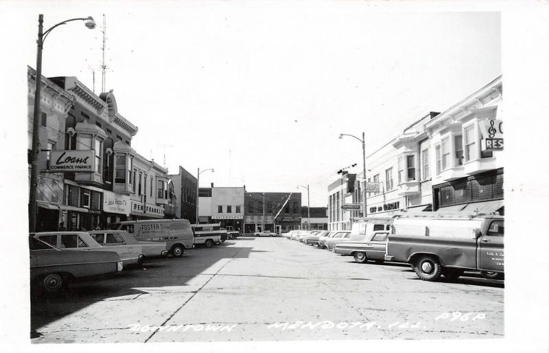 Mendota Illinois~Get Homesick: Jake's Radio TV~Griswold's~Reporter~1960s RPPC 