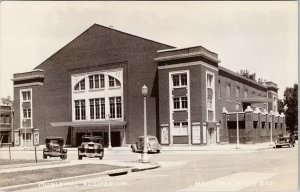 Hastings NE Municipal Auditorium Nebraska Unused Real Photo Postcard G21