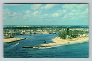 Pompano Beach FL-Florida, Panoramic View, Chrome c1969 Postcard