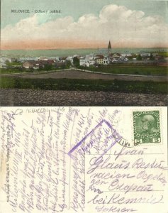 czech, MILOVIC MILOWITZ, General View (1916) Postcard