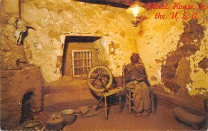 Interior of the Oldest House in the U. S. A. Santa Fe, New Mexico NM s 