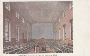 OXFORD, GRAMMAR SCHOOL OF CHRIST CHURCH, Oxfordshire - Vintage POSTCARD