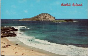 Rabbit Island Oahu Hawaii HI Makapuu Beach 9c Stamp Nani Lii Postcard H34
