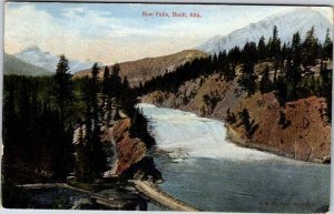 Postcard WATER SCENE Banff Alberta AB AK6402