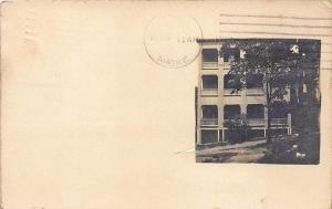 Worcester MA Building in 1909 Real Photo RPPC Postcard