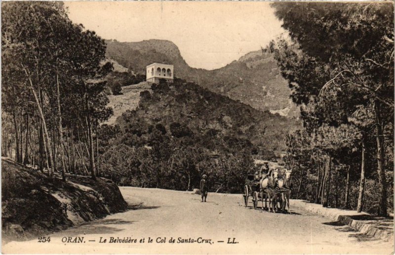 CPA AK ORAN Le Belvedere et le Col de Santa-Cruz ALGERIE (1189493)