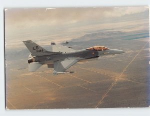 Postcard General Dynamics F 16A Fighting Falcon California USA