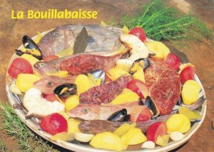 La Bouillabaisse French Seafood Recipe Postcard