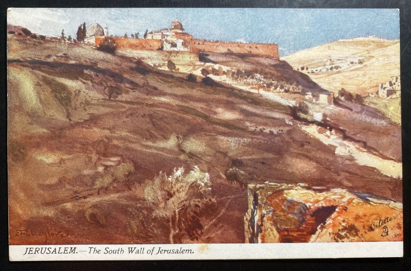 Mint Jerusalem Palestine Picture Postcard The South Wall 