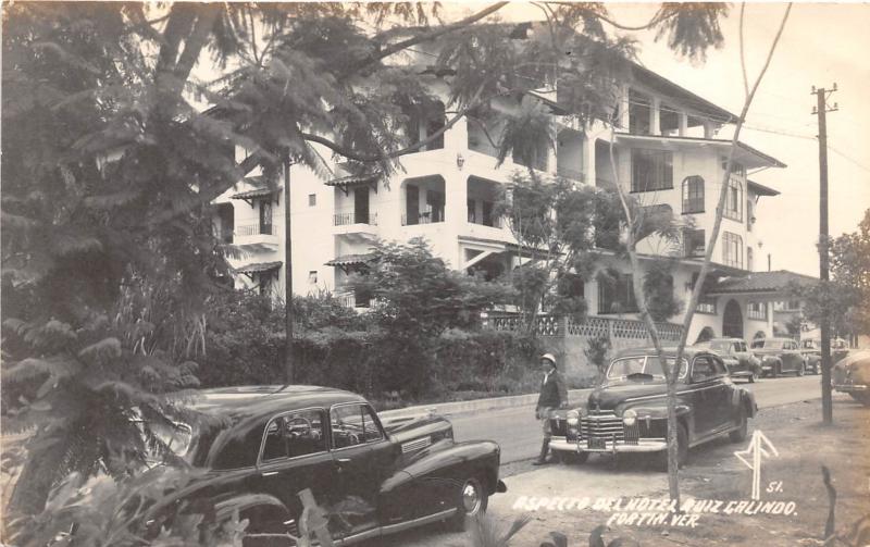 D85/ Foreign RPPC Postcard Fortin Veracruz Mexico Aspecto Del Hotel Ruiz Calindo