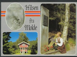 Norway Postcard - Molde, Kongebjorka - Hilsen Fra Molde  RR2801