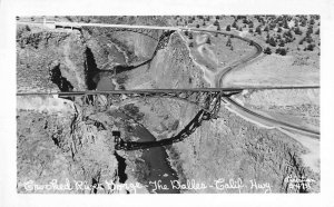 Central Oregon Dalles-Calif. Hwy Crooked River Gorge real photo pc ZA441337